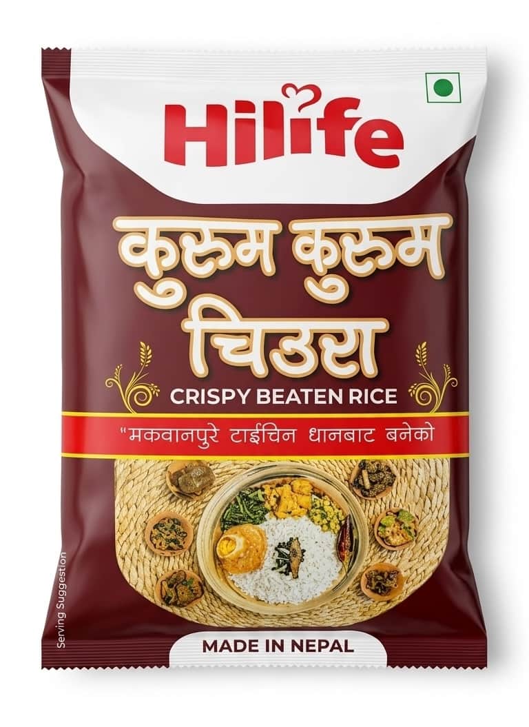 Hilife Kurum Kurum Chiura (Crispy Beaten Rice)