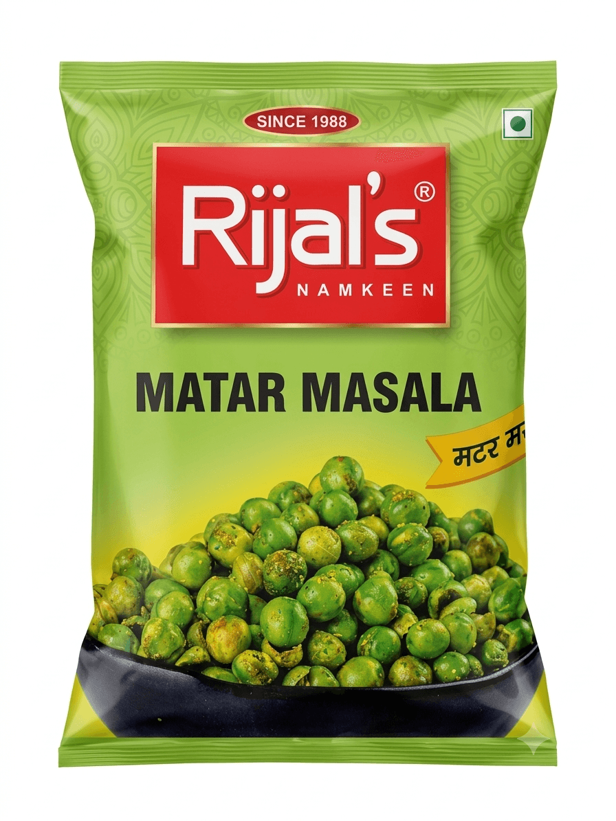 Rijal's Spicy Green Peas - 180g