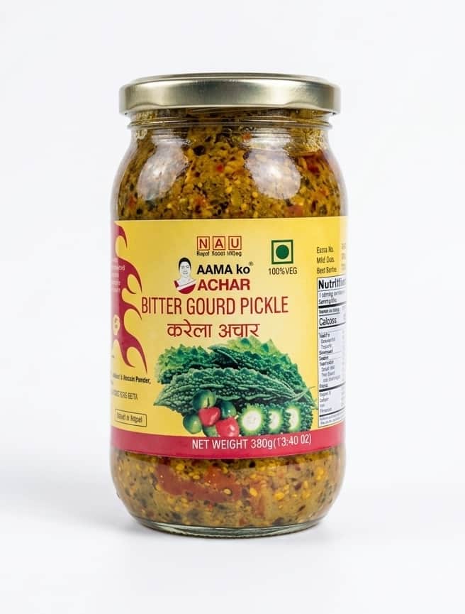 Aama ko Achar Bitter Gourd (Karela) Pickle - 380g