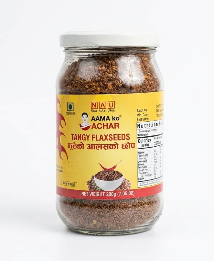 Aama ko Achar Tangy Flaxseed (Alas ko Chhop) - 380g