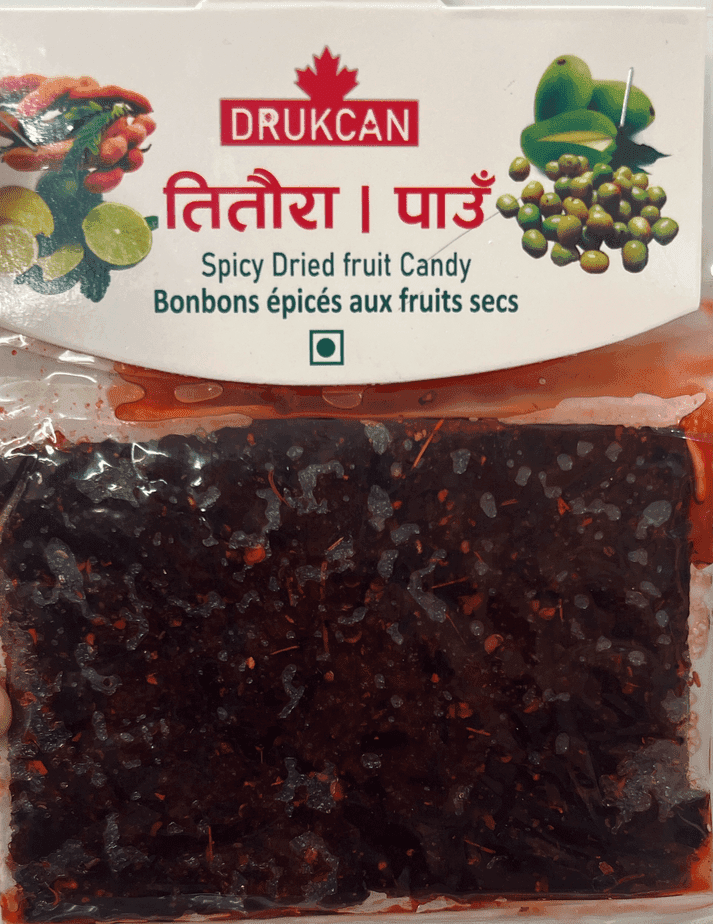 DRUKCAN Dried Fruit Candy (Paun/Titaura) - 70gm