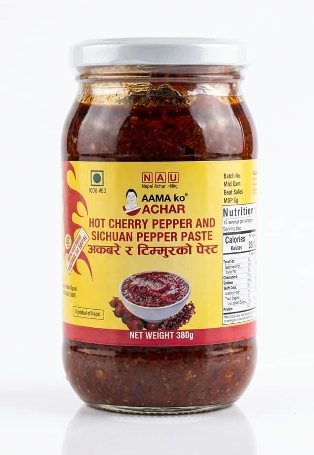 Aama ko Achar Akabare Timur Paste - 380g