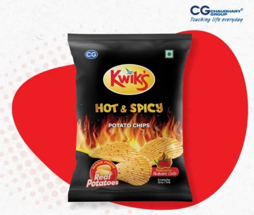 KWIK's Akabare Potato chips - 60g