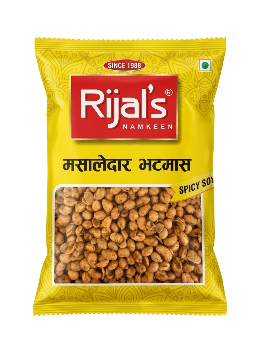 Rijal's Roasted Spicy Bhatmas - 200g